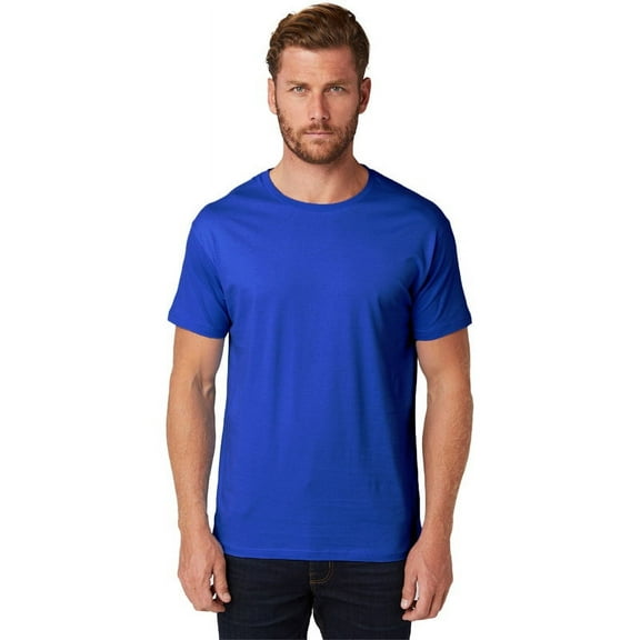 Unisex Soft-washed Short Sleeve Crew Neck T-Shirt 3Pack Royal Blue
