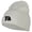 White, variant on Mama Bear Embroidered Knitted Short Beanie - Pink OSFM