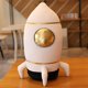 thumbnail image 1 of Muñeco de peluche de astronauta espacial, juguete de nave espacial única, almohada de peluche para niño, regalo de cumpleaños, 1 of 5