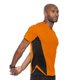 thumbnail image 2 of Gamegear® Cooltex - Camiseta transpirable de manga corta con cuello de pico para hombre (Naranja fluorescente/Negro), 2 of 2