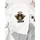 thumbnail image 4 of Creative English Bear Pattern Printed Women'S Fashionable Round Neck Short Sleeve, Simple Casual Sports T-Shirt, Comfortable Summer Top for Holidays., 4 of 8