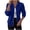 Blue, variant on Jackets for Women Long Sleeve Drawstring Hooded Textured Coats Casual Full Zipper Dressy Solid Color Coats,Pink,XXL