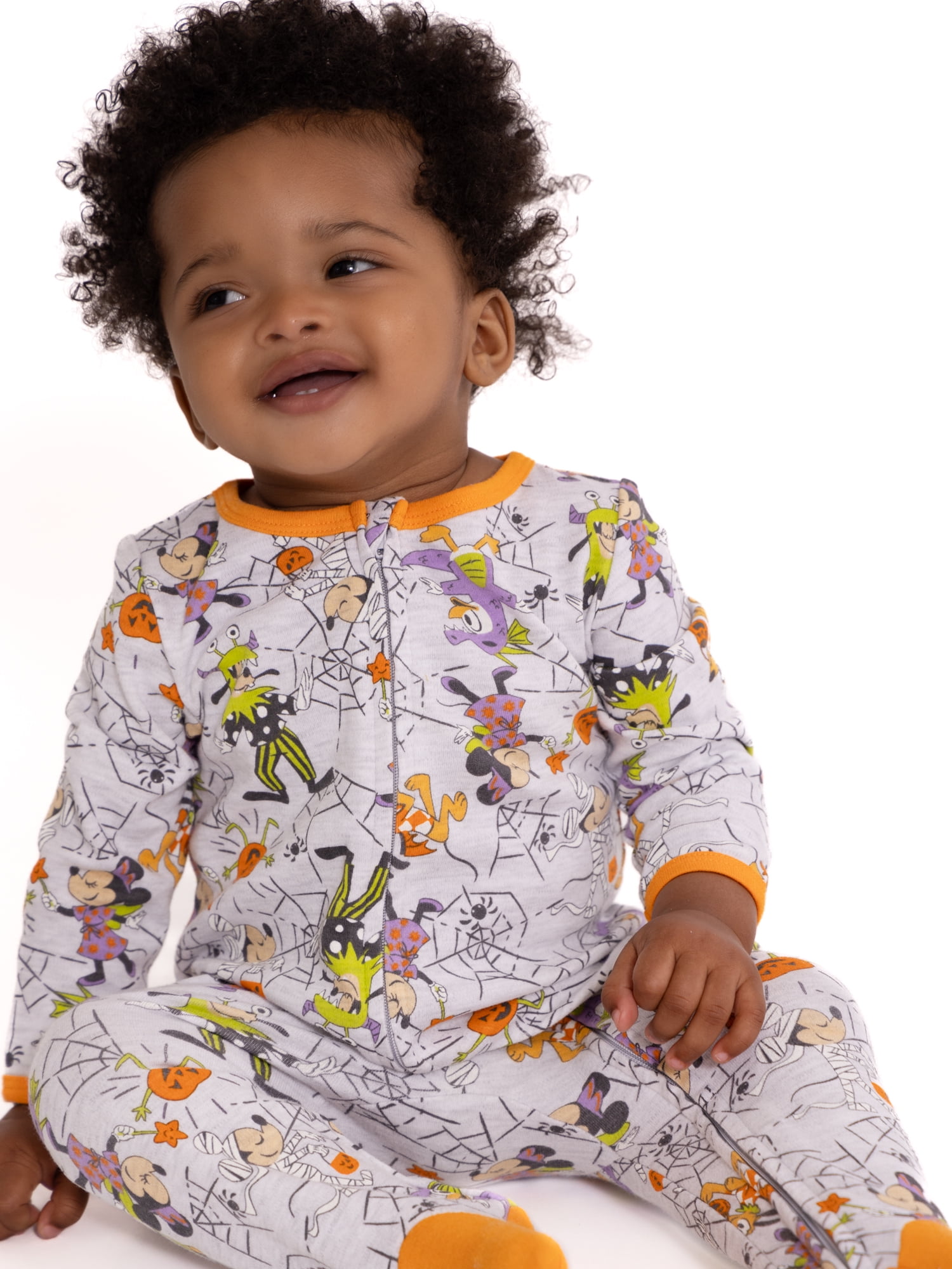 Baby Character Halloween Footed Sleep N Play & Bib Set, 2-Piece, Sizes Newborn-6/9 Months