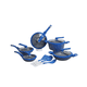 thumbnail image 1 of Batería de Cocina Baltimore 13 Pzs Cerámica Antiadherente Premium | Ollas y Sartenes con Tapas | Apta para todo tipo de Estufas | Diseño Moderno Azul Granito | Fácil Limpieza, 1 of 7