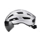 thumbnail image 5 of Casco de bicicleta con correa ajustable y parabrisas para hombres y adultos. Plata, 5 of 9