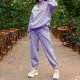 thumbnail image 3 of Conjunto de 2 Sudaderas con Capucha para Mujer, Conjunto de Pantalones para , Chándal Cálido para jinwen Chándal, 3 of 5