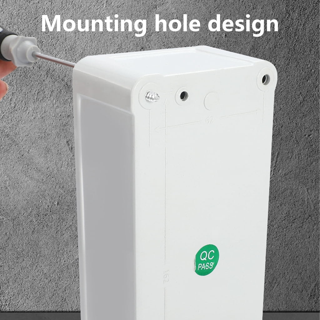 lanema 220V 10A Home Wall Mounted Outdoor Socket Box 6 Hole Wall Socket Power Distributor Box Construction Power Distributor