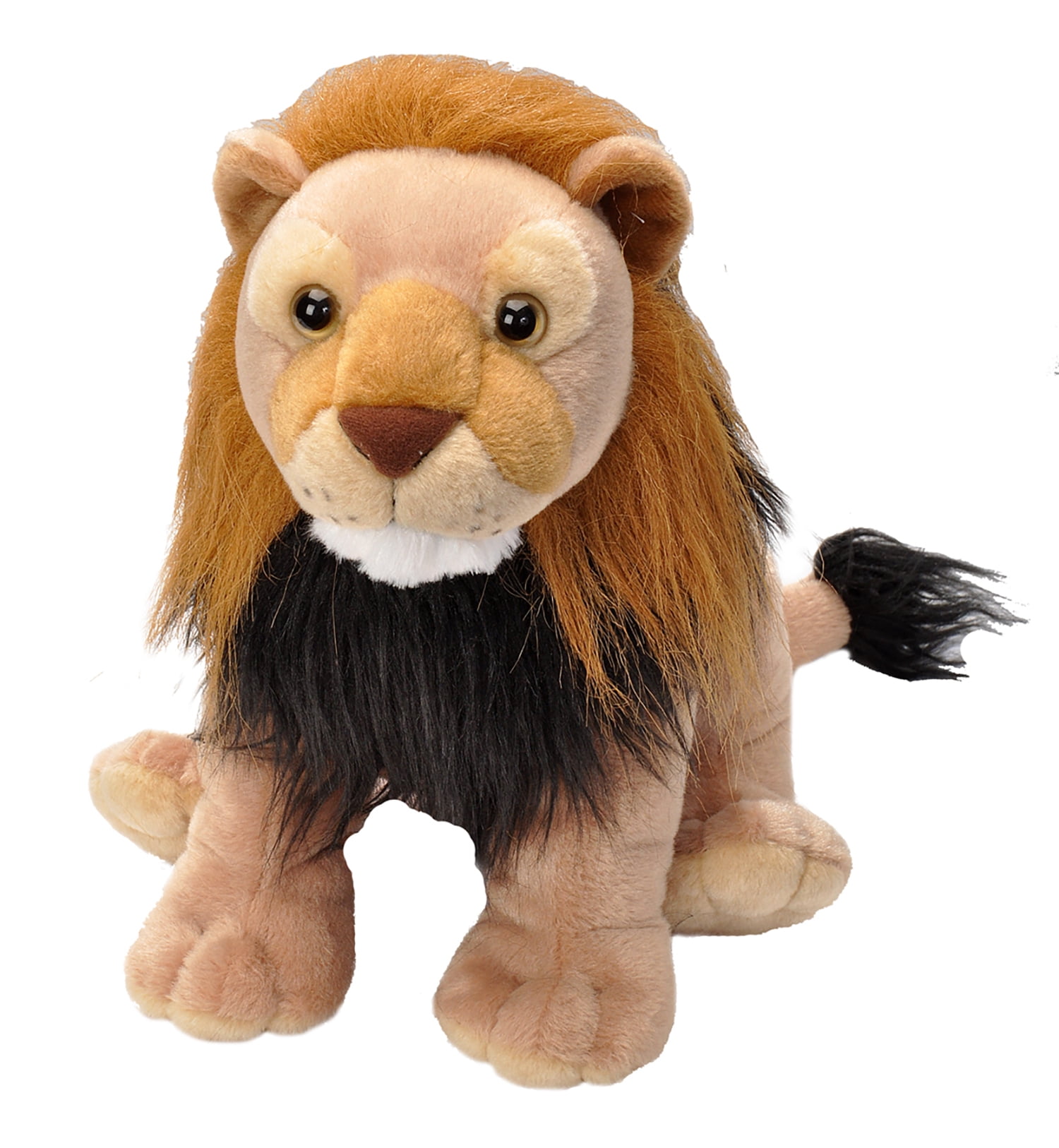 Lion plush soft Cuddly huge stuffed animal big jungle gift kids toy teddy brown 