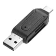 thumbnail image 2 of Lector de tarjetas de memoria de alta velocidad 480Mbps OTG USB2.0 tipo C para tarjeta SD TF 1pc, 2 of 7