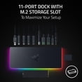 thumbnail image 4 of Station d'Accueil Razer Thunderbolt 5 Dock Chroma 11 Ports Noir, 4 of 9