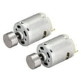 thumbnail image 1 of Unique Bargains DC12V/6000RPM Vibration Motor Eccentric Rotating Mass Electric Micro Vibrating Motor 27.5mmx33mm 2Pcs, 1 of 5