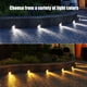 thumbnail image 5 of Luz de paso LED alimentada por energía solar | Sensor de encendido/apagado automático | Iluminación exterior impermeable para escaleras, caminos, jardines, patios, terrazas | Eficiencia energética |, 5 of 5