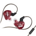 thumbnail image 2 of Auricular CCA CA4 Auriculares internos para juegos de 3,5 mm Auriculares para juegos portátiles con cable y compatibles con Bluetooth, Rojo, con micrófono Inevent EL003197-04, 2 of 7