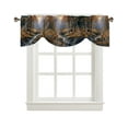 thumbnail image 3 of Forest Deer Creek Window Curtain Living Room Kitchen Cabinet Tie-up Valance Curtain Rod Pocket Valance, 3 of 6