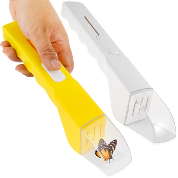 2Pcs Bug Catching Tool with Clear Viewing Window Handheld Quick Release Insect Catching Tool Easy to Use Quick Release Bug Catcher 360° Insect Observation Portable for Children Adults