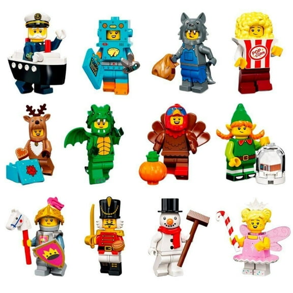 LEGO 71034 Minifigures Series 23, 1 of 12 Figurines, Including The Candy Fairy, Cardboard Robot and The Knight of The Yellow Castle, Limited Edition Packet