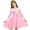 Pink, variant on Cethrio Girls Christmas Dresses Size 10-12, Dancing Party A-Line Long Sleeve Princess Dresses Wine
