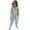 Light Blue, variant on YunPes Girls Jumpsuit Summer Independence Day Clothing Strapless Personalized Printing Retro Comfortable Casual Jumpsuit Baby Girl Pineapple Clothes