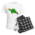 thumbnail image 4 of CafePress - 13Th Shamrock Women's Light Pajamas - Women's Short Sleeve Print T-Shirt and Pants Light Cotton Pajama Set, 4 of 7