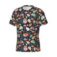 thumbnail image 3 of Rocae Autumn Fox Owl for Men's Moisture-Wicking Crew Tee - T-Shirt for Sports, Outdoor Activities, and Casual WearXX-Large, 3 of 9