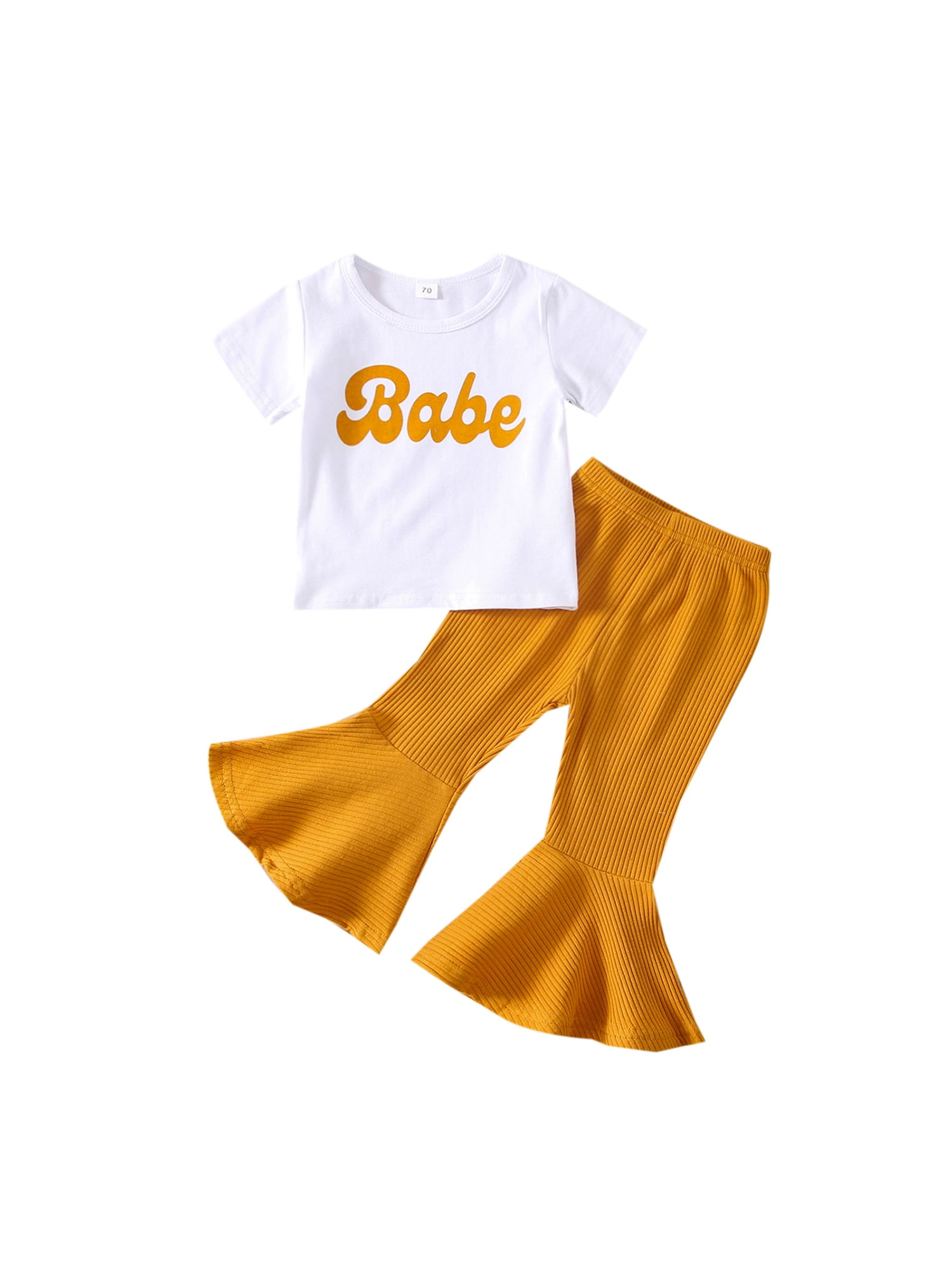 Toddler Baby Girls Summer Clothes T Shirt Tops Shorts Pants Outfits Sets 2PCS