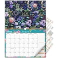 thumbnail image 6 of 2027 12‑Month Spiral Wall Calendar, Floral Art Pattern Wall‑Hanging Planner, Daily To‑Do & Shopping List Organizer for Home Office Study, 6 of 9