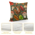 thumbnail image 4 of Throw Pillow Covers Mushroom Nature Seamless Pattern Square Pillowcases for Home Decor Sofa Car Bedroom Pillow Cases, 4 of 5