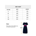 thumbnail image 3 of Women's Summer Maternity Dress Short Sleeve Pleated Waist Dress with Pockets, 3 of 3