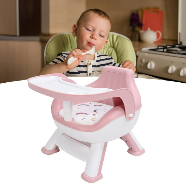 Silla para Comer para Bebés con Bandeja de Doble Capa Respaldo con Cojín Chirriante Silla de Comedor Multifuncional de Plástico para Niños para que su bebé Coma y Juegue ANGGREK Otros
