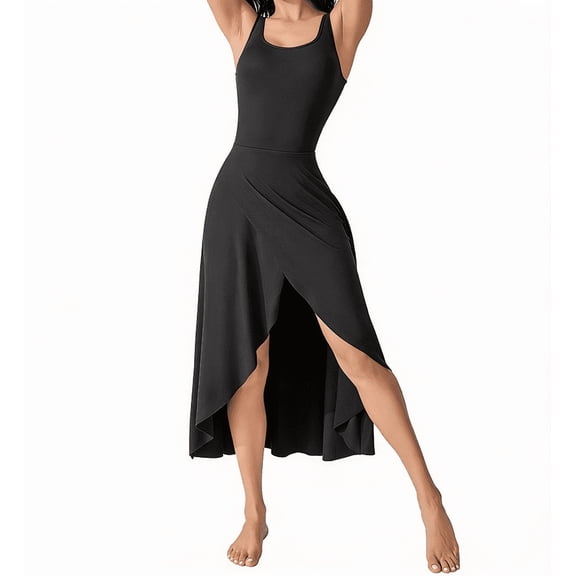 Women Skort Dress Summer Dress Beach Vacation Outfits Tennis Athletic Workout Romper Dress Built in Shorts Travel Clothes