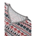 thumbnail image 5 of Qiylii Family Matching Christmas Sleepwear Set, Cute Cartoon Elk Print Costume, 5 of 9