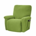 thumbnail image 1 of WRXMIJNHGSA Sofa Cover Under $30 Super Stretch Recliner Cover Recliner Couch Covers Recliner Chair Cover Form Fitted Non Slip Reclining Slipcovers For Standard Large Recliner Soft Thick, 1 of 7