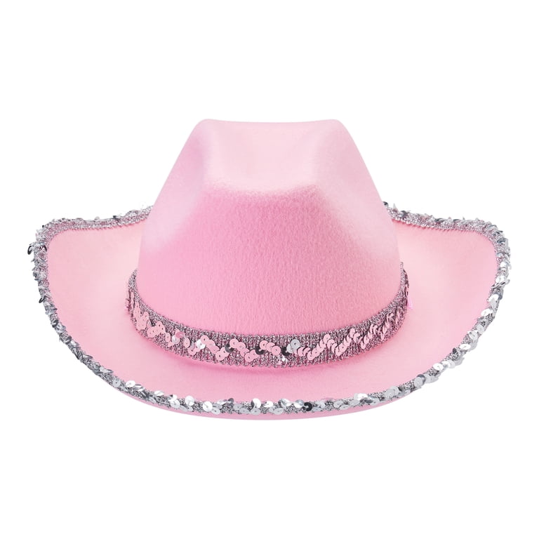 Wide Brim Western Cowgirl Hat with Fringed Bandana Set, Felt Cowboy Hat with Cowboy Hat with Bandana Set for Women Wide Brim Western  main image 4