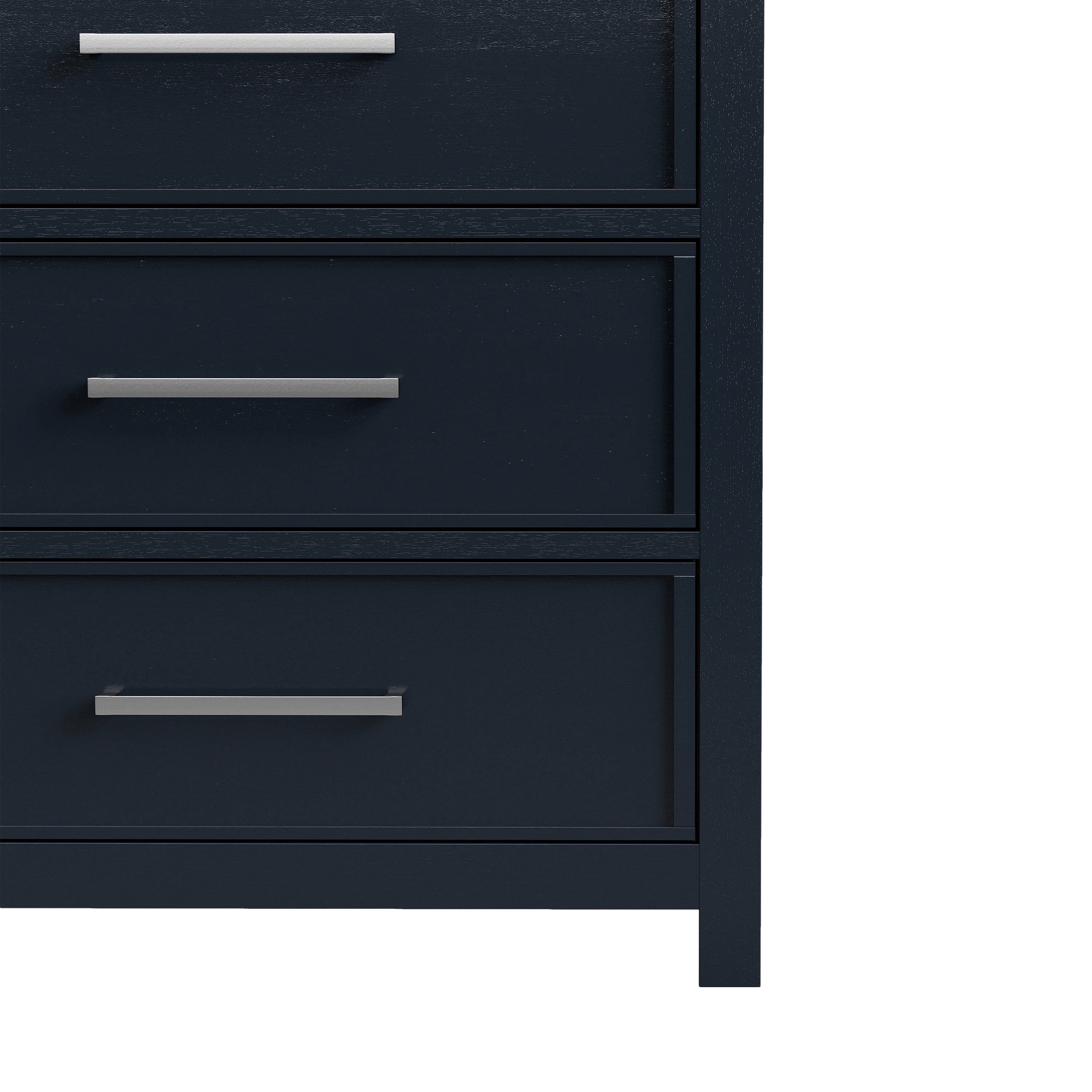 Furniture of America Yvara Modern 4-Drawer Vertical Dresser, Blue