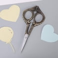 thumbnail image 2 of GFDYREE Embroidery Scissors - Small Vintage Sharp Detail Shears for DIY Craft, Sewing, Artwork, Needlework, Fabric Cutting, Thread Snips, 5in Bronze Peacock Style, 2 of 7