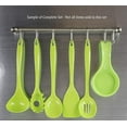 thumbnail image 2 of 100% Organic Melamine Kitchen Spatula, Lime, 2 of 5