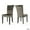 Gray/Dark Brown, variant on GDF Studio Villere Contemporary Tufted Roll Top Dining Chairs, Set of 2, Black Velvet and Dark Brown