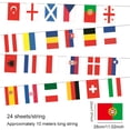 thumbnail image 2 of Banderas de cuerda 2024 Bunting National 10M Decoración de evento de fútbol internacional, 2 of 4