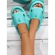 thumbnail image 3 of Cartoon Shark Design Thick Bottom One Word Slippers, Couple Sandals, Anti-Slip Bathroom Slippers For Women, 3 of 4