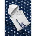 thumbnail image 3 of Independence Statue Of Liberty Hoodie Men -Image by Shutterstock, Male 5X-Large, 3 of 4
