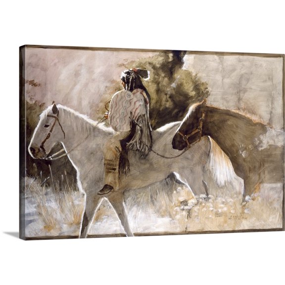 Great BIG Canvas | "In The Lead" Canvas Wall Art - 48x32