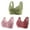 Army Green 2, variant on 3 Pack Everyday Sleep Bras Soft Cup Wireless Comfort Front Closure Bras for Women Gift Bra Plus Size Army Green 15
