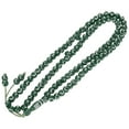 thumbnail image 2 of Rosario musulmán de resina dorada de 99 granos, herramienta de oración islámica, artículo religioso, color verde, 2 of 14
