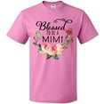 thumbnail image 3 of Inktastic Blessed to Be a Mimi with Pink Flowers T-Shirt, 3 of 5