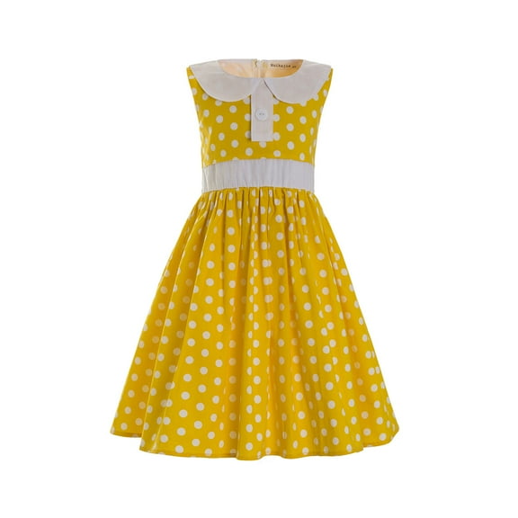 Gabby Gabby Costume For Girls, Gabby Gabby Dress, Halloween Costumes For Girls, 1950’s Girls Dress, Polka Dot Dress, Birthday Party Dress