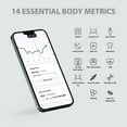 thumbnail image 4 of iHome Smart Scale Digital Bathroom Scale for Body Weight and BMI Tracking, White, 4 of 8