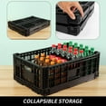 thumbnail image 3 of QTJH Bac de Rangement Pliable, Boîte de Rangement en Plastique Robuste de 52 Litres, Noir (1), 3 of 6