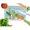 thumbnail image 2 of Carolines Treasures BB9336LCB Rex Rabbit Christmas Glass Cutting Board, Large, 2 of 2