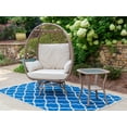 thumbnail image 3 of Tortuga Outdoor Rio Vista Outdoor Wicker Egg Chair with Legs and Swivel Base, 3 of 8