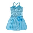 thumbnail image 4 of iEFiEL Cute Sequin Camisole Leotard Dress Ballet Dancewear for Little Girls Kids, 4 of 7